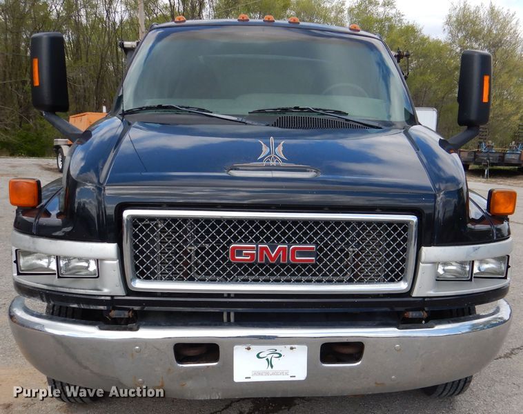 image for item DL2989 2003 GMC C5500  dump flatbed truck