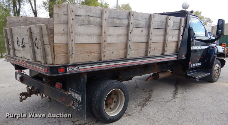 image for item DL2989 2003 GMC C5500  dump flatbed truck