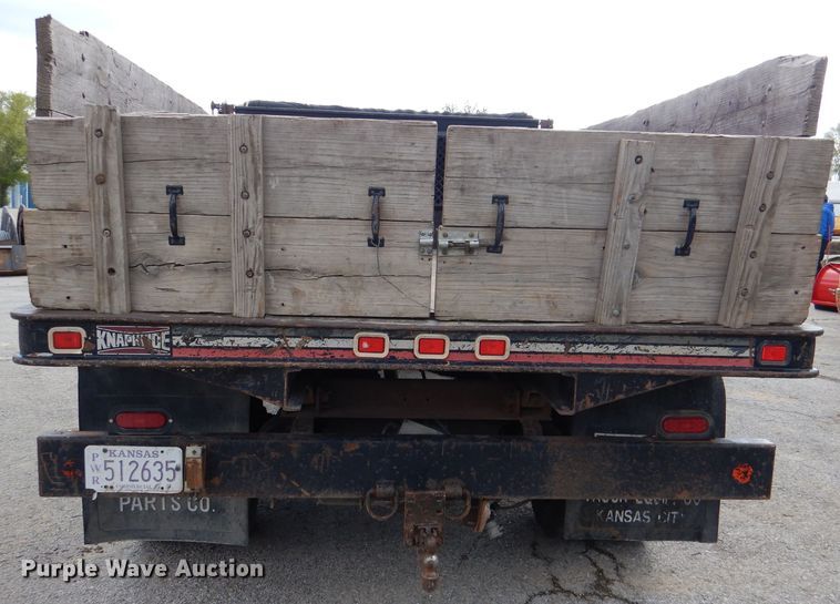 image for item DL2989 2003 GMC C5500  dump flatbed truck