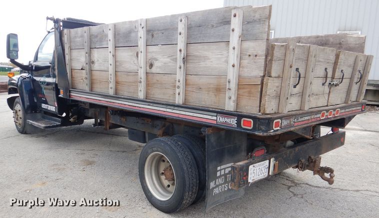 image for item DL2989 2003 GMC C5500  dump flatbed truck