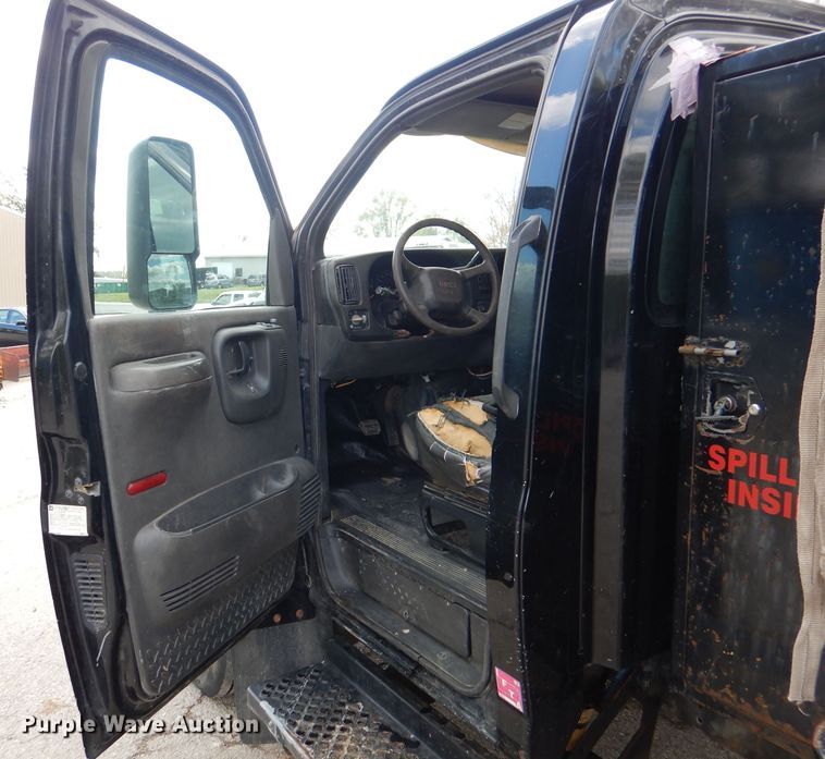 image for item DL2989 2003 GMC C5500  dump flatbed truck