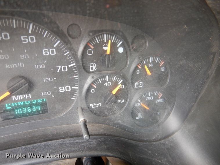 image for item DL2989 2003 GMC C5500  dump flatbed truck