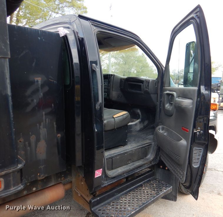 image for item DL2989 2003 GMC C5500  dump flatbed truck