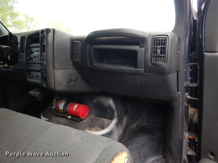 image for item DL2989 2003 GMC C5500  dump flatbed truck