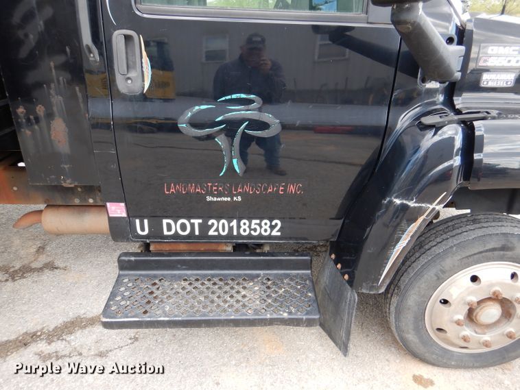 image for item DL2989 2003 GMC C5500  dump flatbed truck