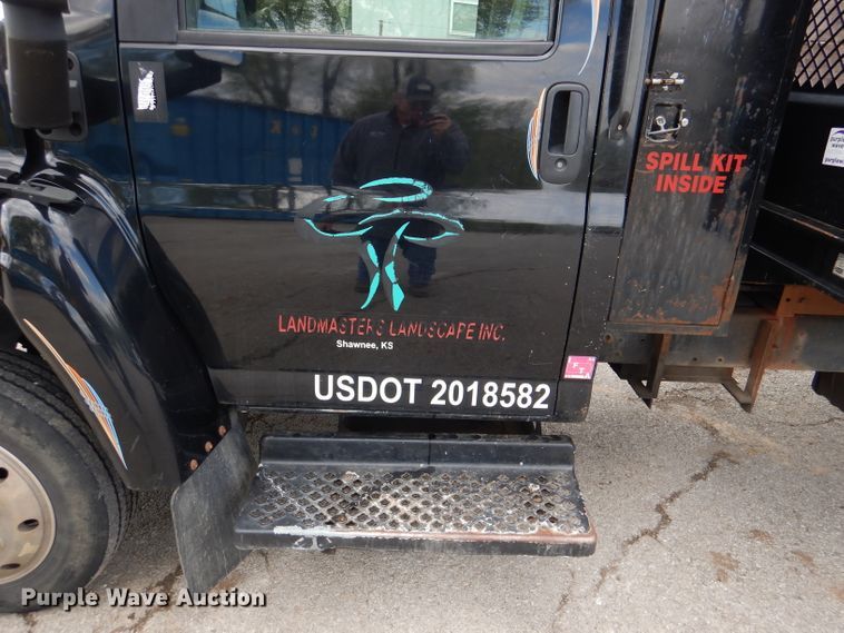 image for item DL2989 2003 GMC C5500  dump flatbed truck