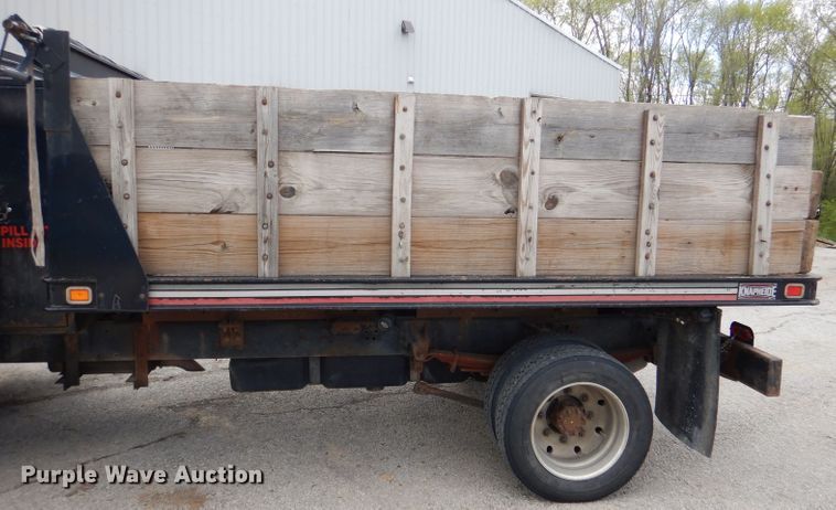 image for item DL2989 2003 GMC C5500  dump flatbed truck