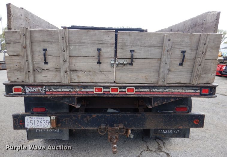 image for item DL2989 2003 GMC C5500  dump flatbed truck