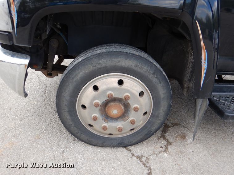 image for item DL2989 2003 GMC C5500  dump flatbed truck