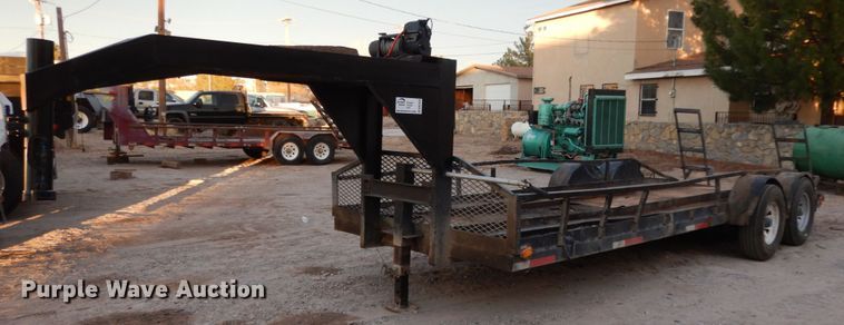 image for item DM2839 2011 Shop built equipment trailer