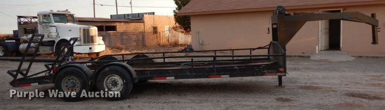 image for item DM2839 2011 Shop built equipment trailer