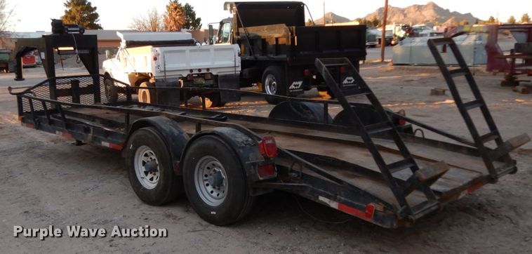 image for item DM2839 2011 Shop built equipment trailer