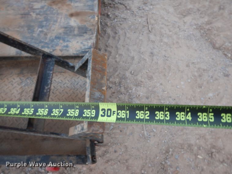 image for item DM2839 2011 Shop built equipment trailer