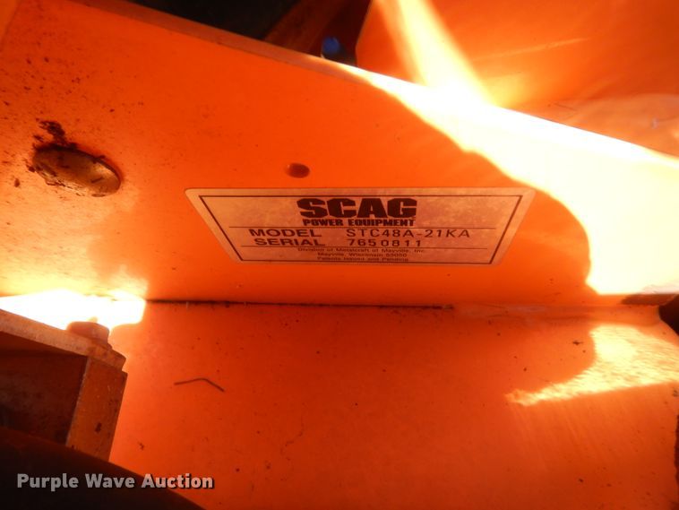 image for item ET9179 Scag Tiger Cub STC48A-21KA  ZTR lawn mower