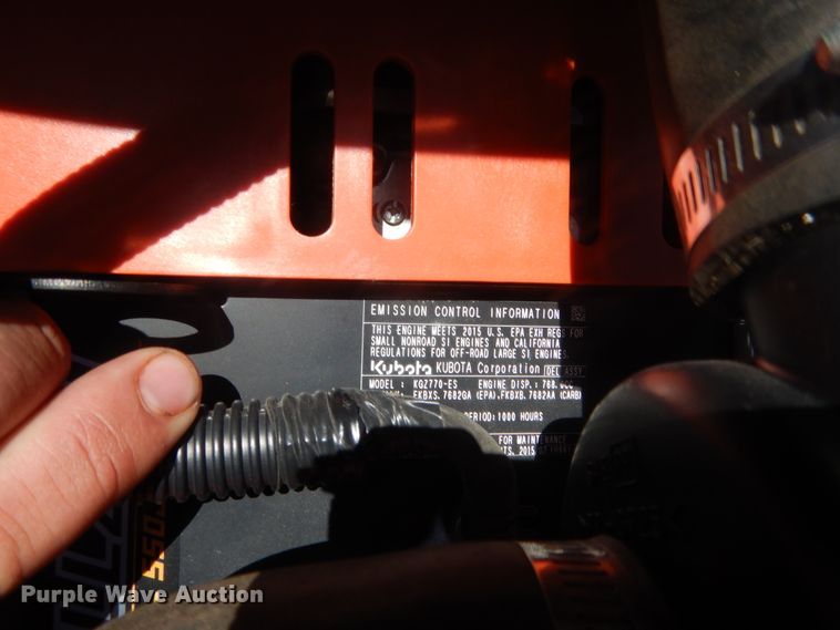 image for item ET9180 2015 Kubota ZG227A  ZTR lawn mower