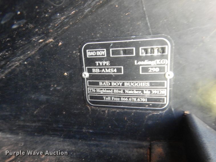 image for item ET9214 Bad Boy BB-ASMS4  golf cart