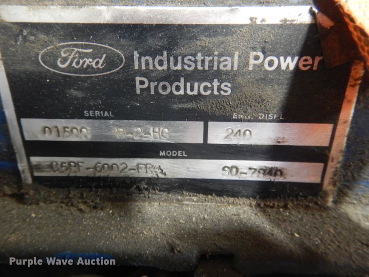 image for item FI9029 Ford C5PF 6002FR six cylinder gas engine