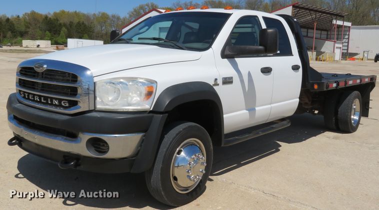 image for item FP9266 2008 Sterling Bullet  Crew Cab flatbed pickup truck