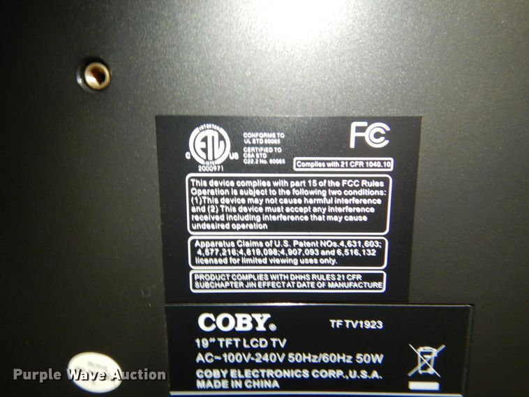 image for item HL9252 (13) Coby 19" televisions