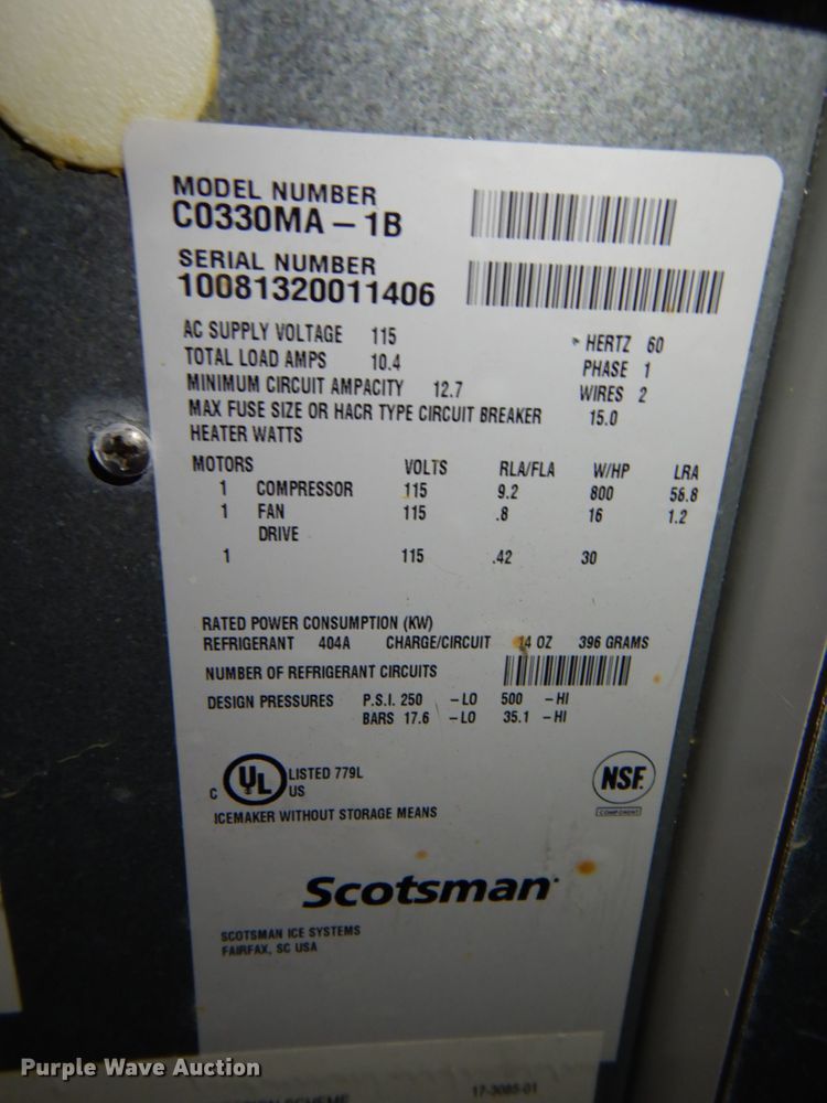 image for item HL9388 Scotsman Prodigy ice maker