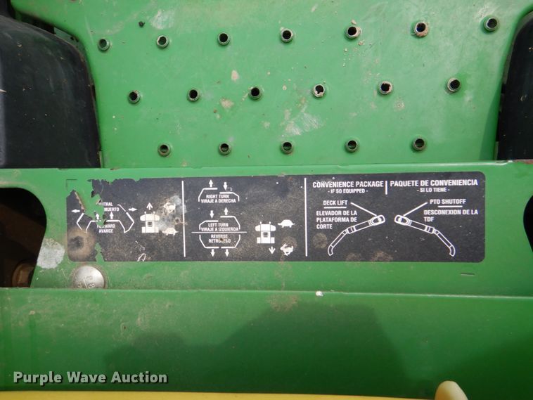 image for item HL9395 John Deere 810A  ZTR lawn mower