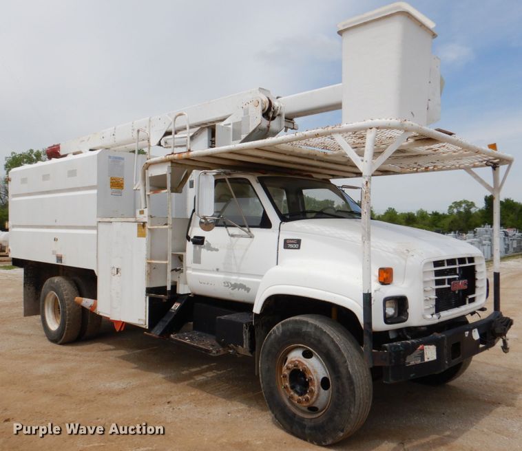 image for item HL9400 1999 GMC C7500  forestry bucket truck