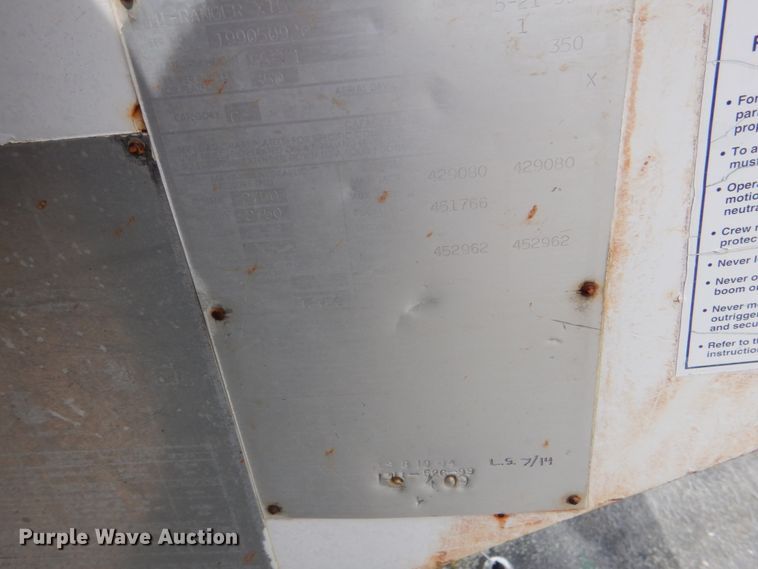 image for item HL9400 1999 GMC C7500  forestry bucket truck