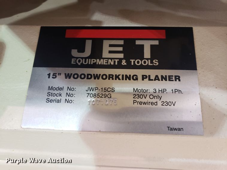 image for item HO9385 Jet JWP-15CS Gold Jet series planer