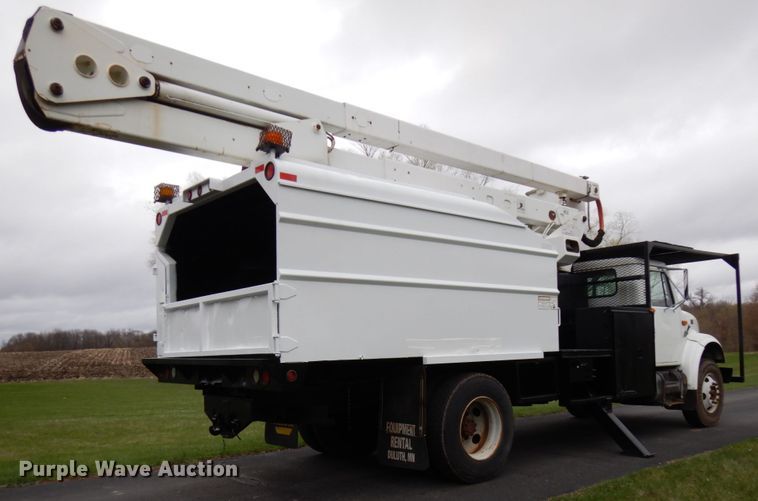 image for item HR9196 1997 International 4700  forestry bucket truck