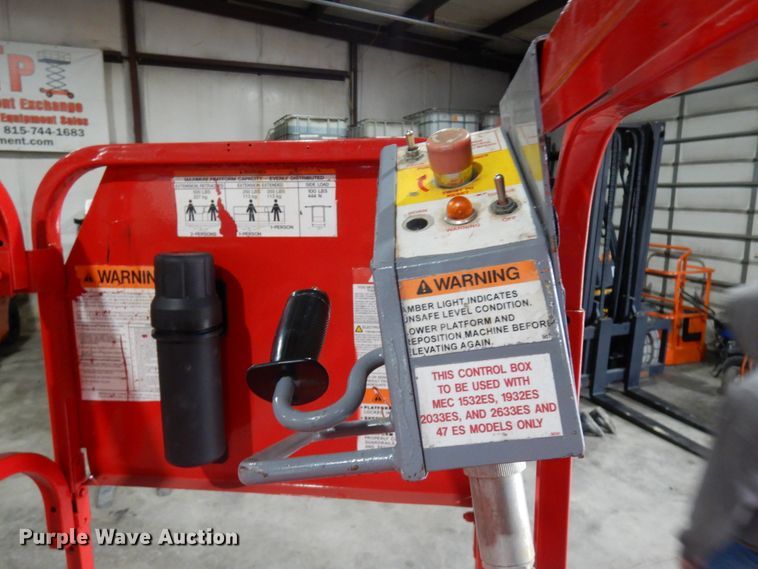 image for item HR9215 2012 Mec 2633ES  vertical lift