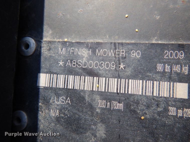 image for item HR9224 Bobcat 92"W skid steer finish mower