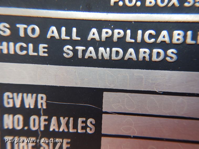 image for item HR9226 1989 Brooks Brothers GU9TE  equipment trailer