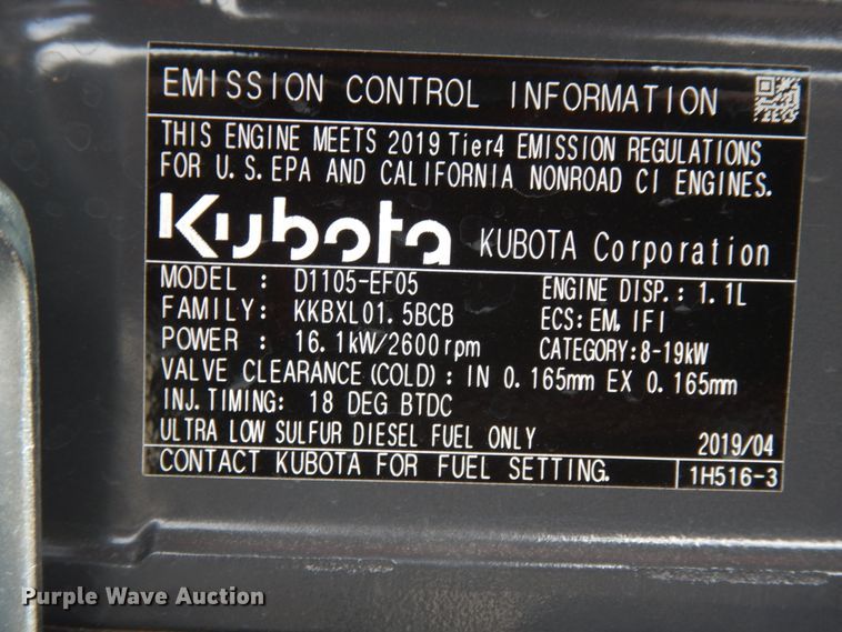 image for item HR9664 Kubota B2401  MFWD tractor