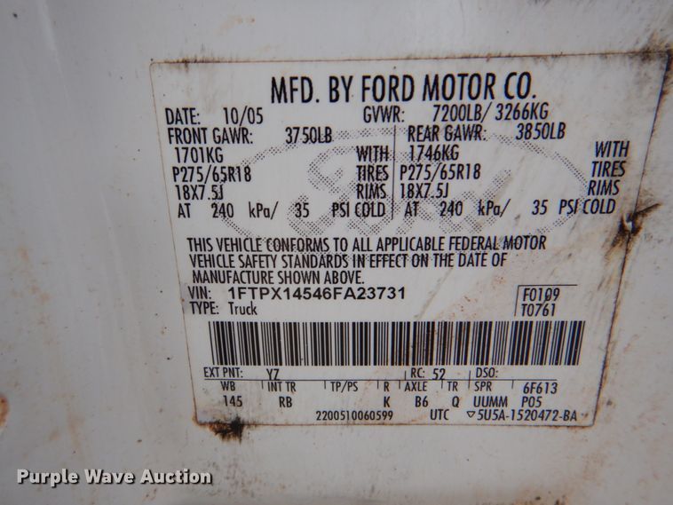 image for item HW9994 2006 Ford F150  SuperCab pickup truck