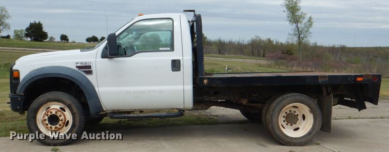 image for item HW9995 2009 Ford F550 Super Duty XL  flatbed truck