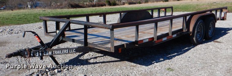 image for item HX9185 2011 C&M utility trailer