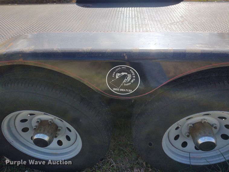 image for item IK9248 2010 Kwik Load  car trailer