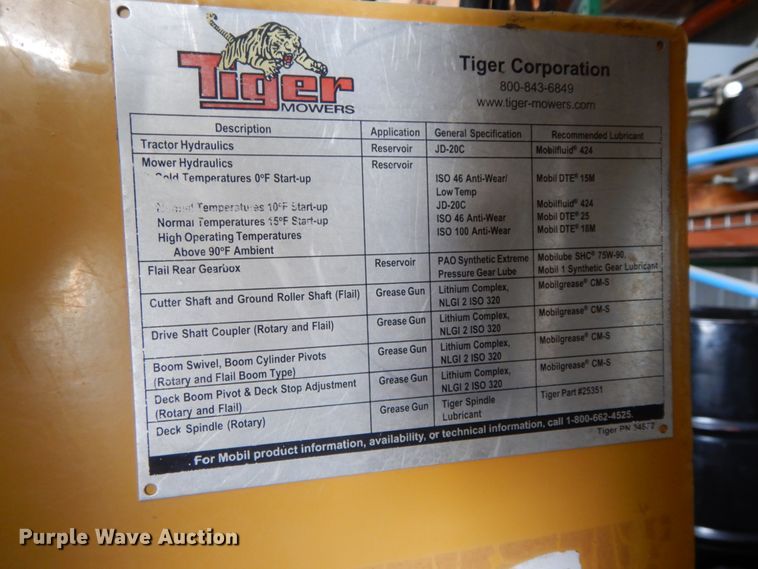 image for item IL9270 Tiger side boom rotary mower