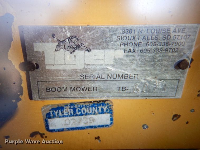 image for item IL9270 Tiger side boom rotary mower