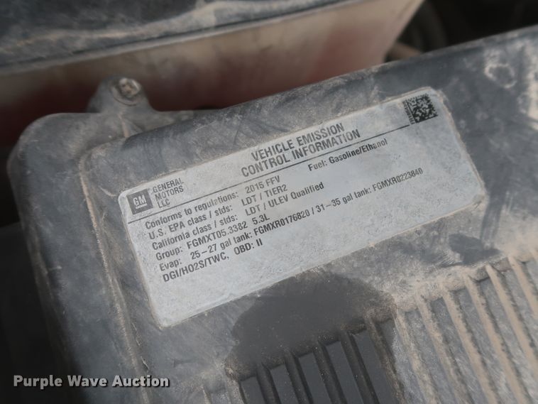 image for item IN9999 2015 Chevrolet Tahoe LT  SUV