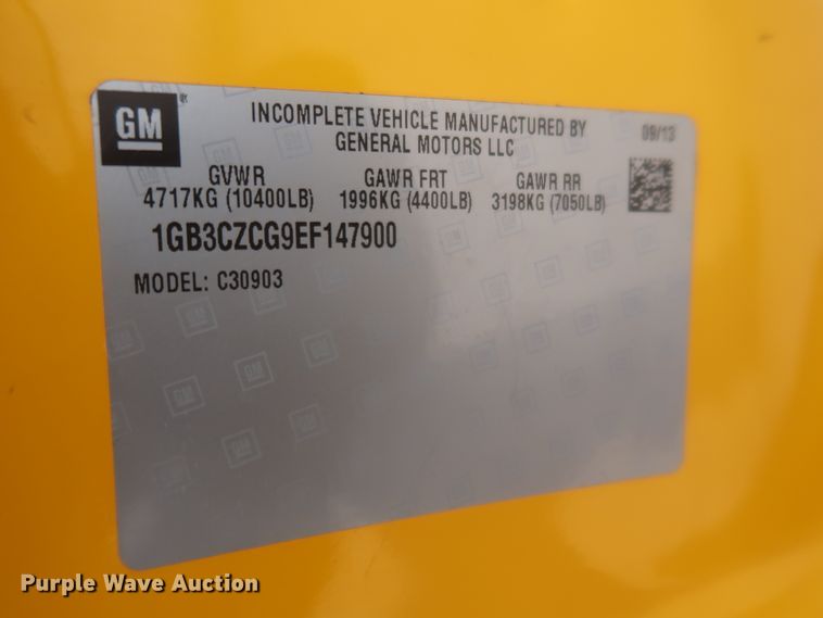 image for item IO9042 2014 Chevrolet Silverado 3500HD  utility bed pickup truck