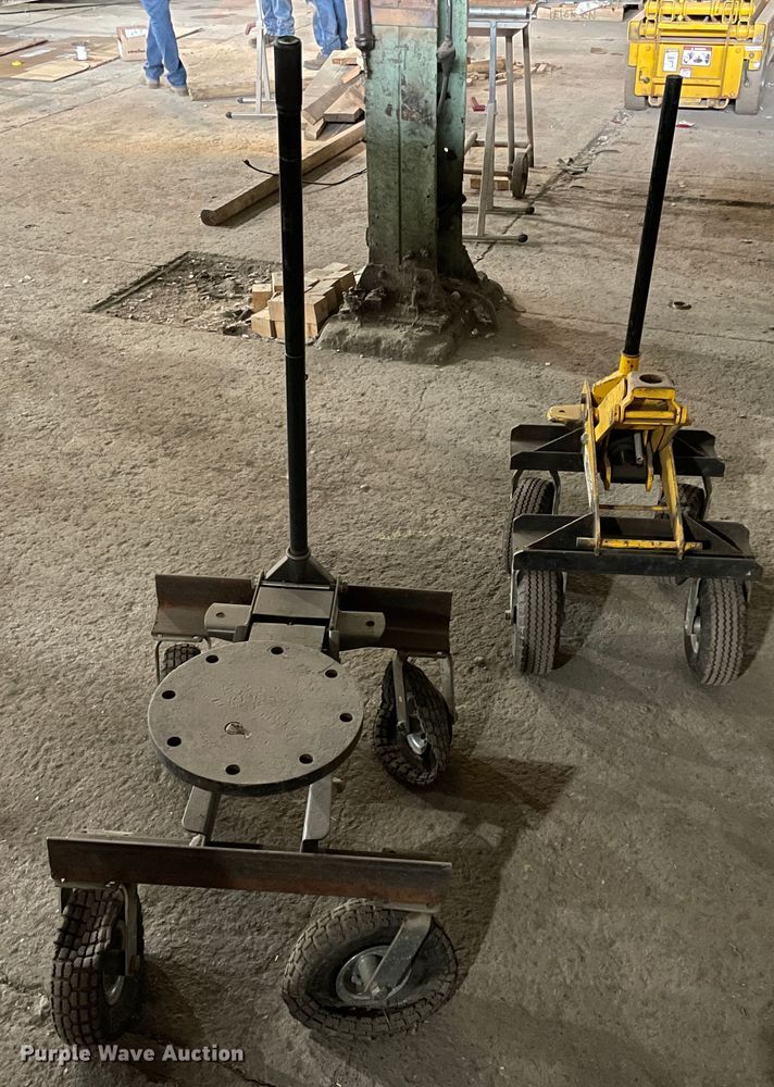 image for item IR9775 (2) elevated floor jacks