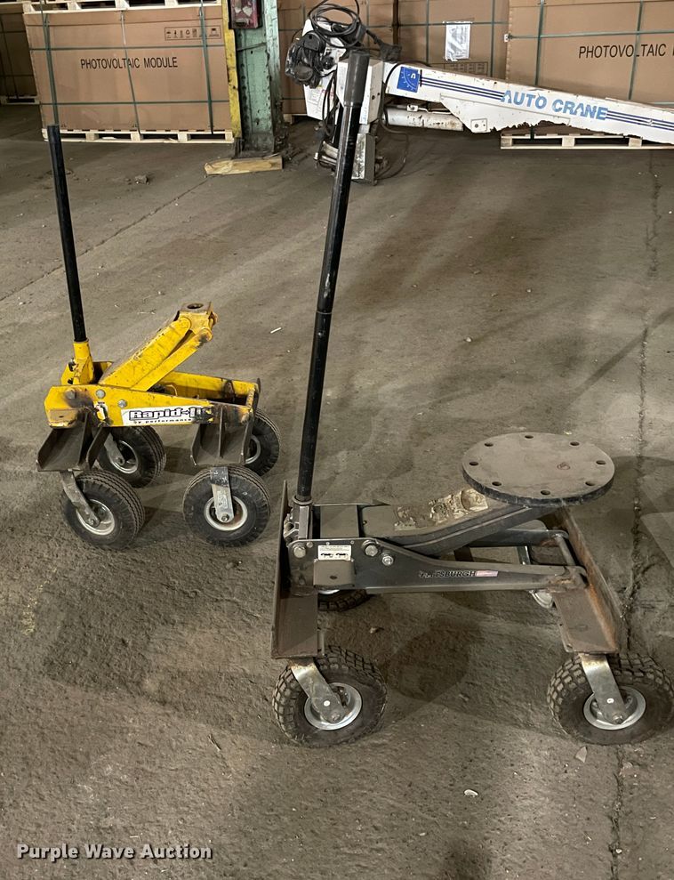 image for item IR9775 (2) elevated floor jacks