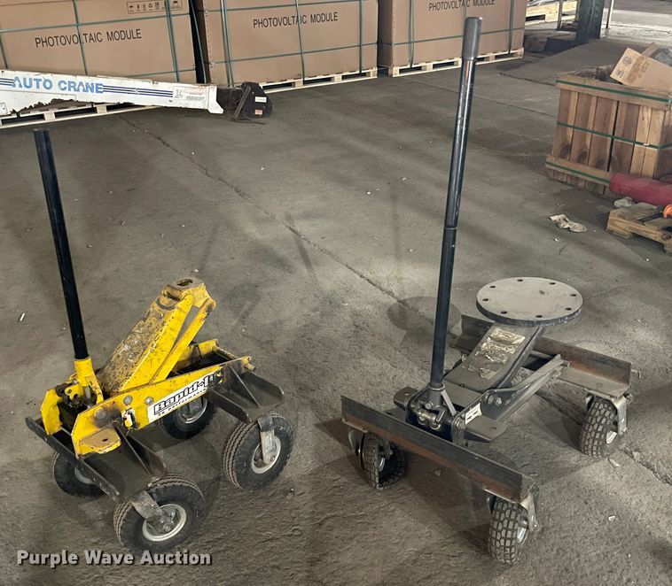 image for item IR9775 (2) elevated floor jacks