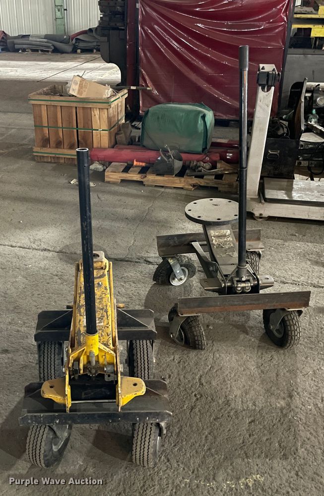 image for item IR9775 (2) elevated floor jacks