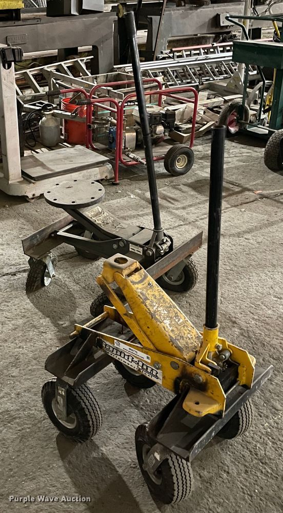 image for item IR9775 (2) elevated floor jacks