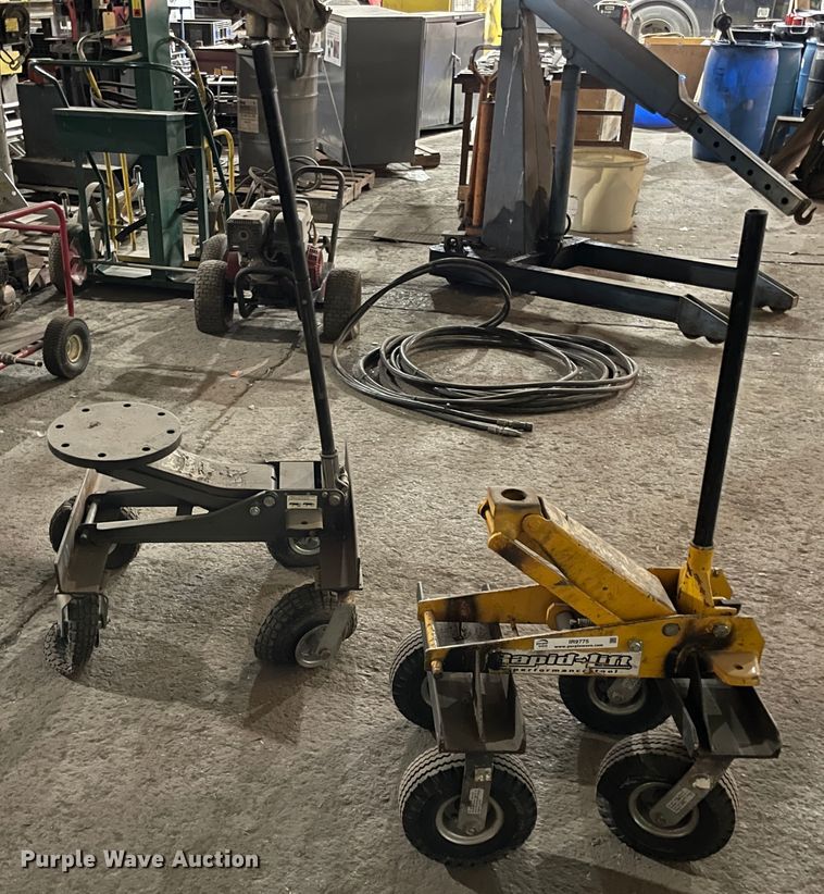 image for item IR9775 (2) elevated floor jacks