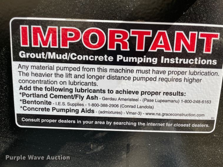 image for item IR9823 Black Jack mud pump