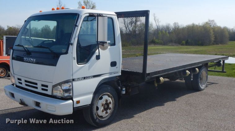 image for item IX9494 2006 Isuzu NQR  flatbed truck