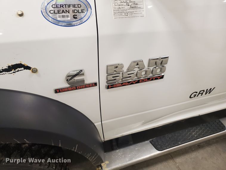 image for item IX9768 2013 Dodge Ram 5500HD  bucket truck